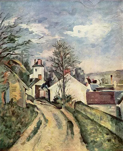 The House of Doctor Gachet in Auvers Paul Cezanne